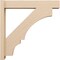 Ekena Millwork 6-in W x 32-in D x 32-in H Balboa Block Rough Cedar Woodgrain TimberThane Outlooker, Primed Tan OUTUR060X32X32BOA44RCPR - alternate 5